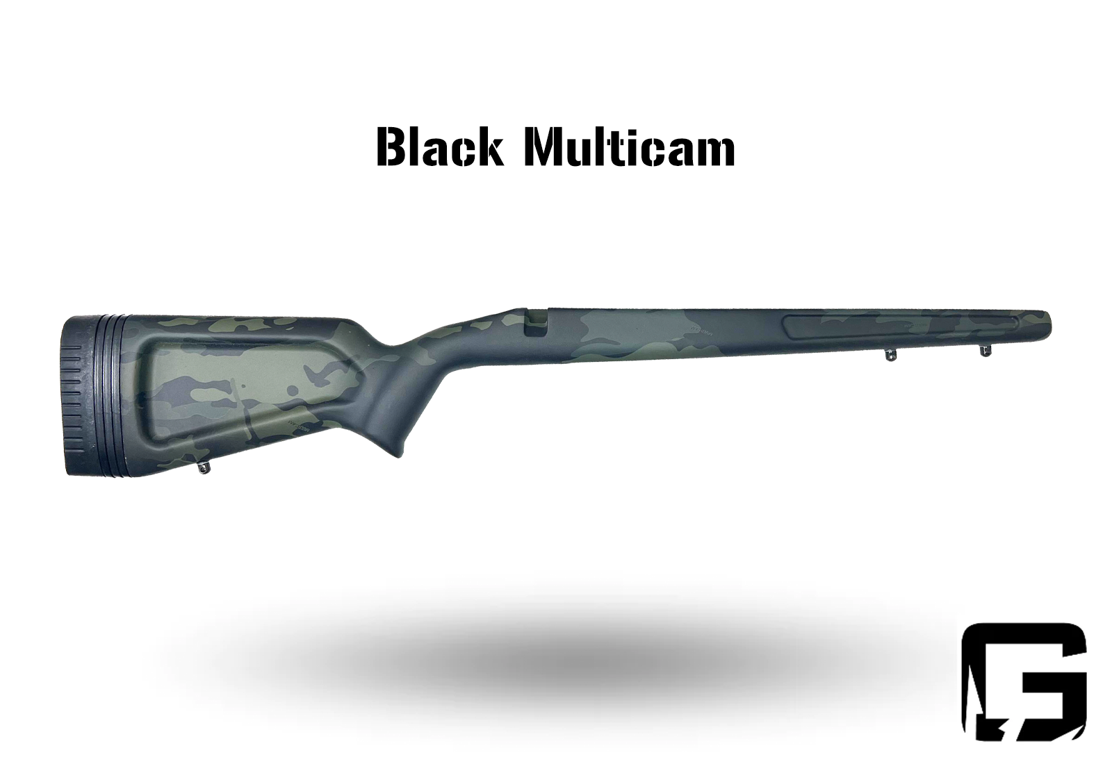 Eagle - Right Hand Rem 700 or 700 clone Short Action, M5.  Black Multicam Hydro Dip.