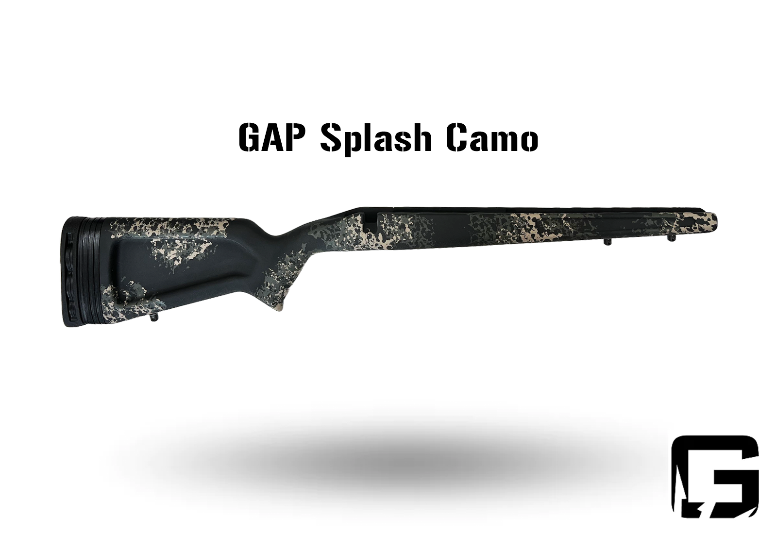 Eagle - Right Hand Rem 700 or 700 clone Long Action, M5.  Painted GAP Splash Camo.