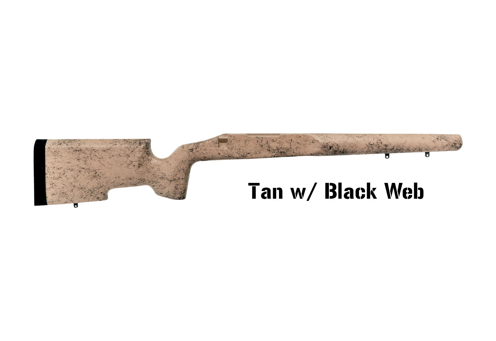 Renegade - Right Hand Rem 700 Short action, M5, Remington Varmint/Sendero barrel.  Painted Tan w/ Black Web.