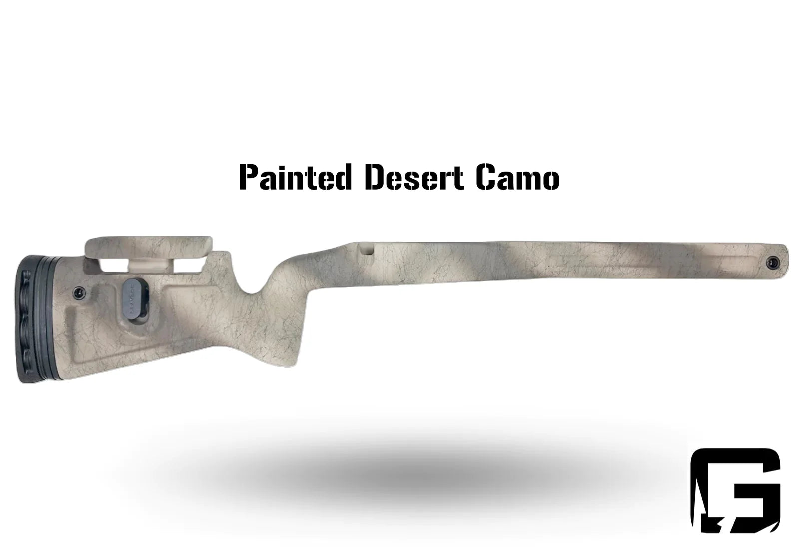 Phoenix 2 - Right-hand, Tikka T3x, Tikka Factory Plastic DBM, Fits any barrel. Painted Desert Camo