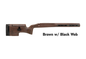 Grayboe Ridgeback - Synthetic Rifle Stock with adjustable cheek rest - Brown Camo