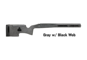 Grayboe Ridgeback - Synthetic Rifle Stock with adjustable cheek rest - Gray