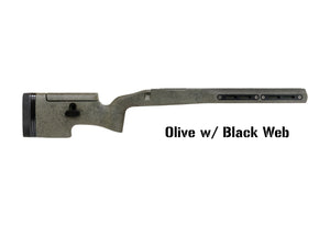 Grayboe Ridgeback - Synthetic Rifle Stock with adjustable cheek rest - Olive Camo Rifle Stock